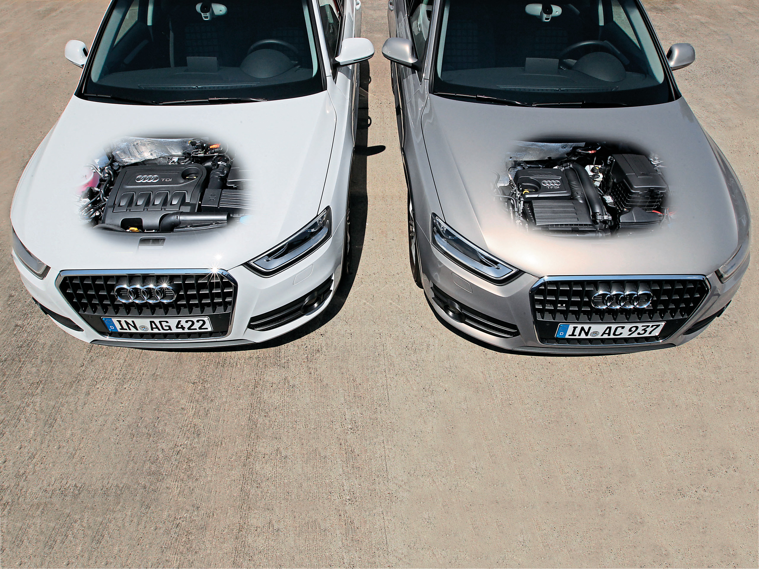 Audi Q3 1 4 Tfsi Vs 2 0 Tdi Benziner Und Diesel Im Vergleich