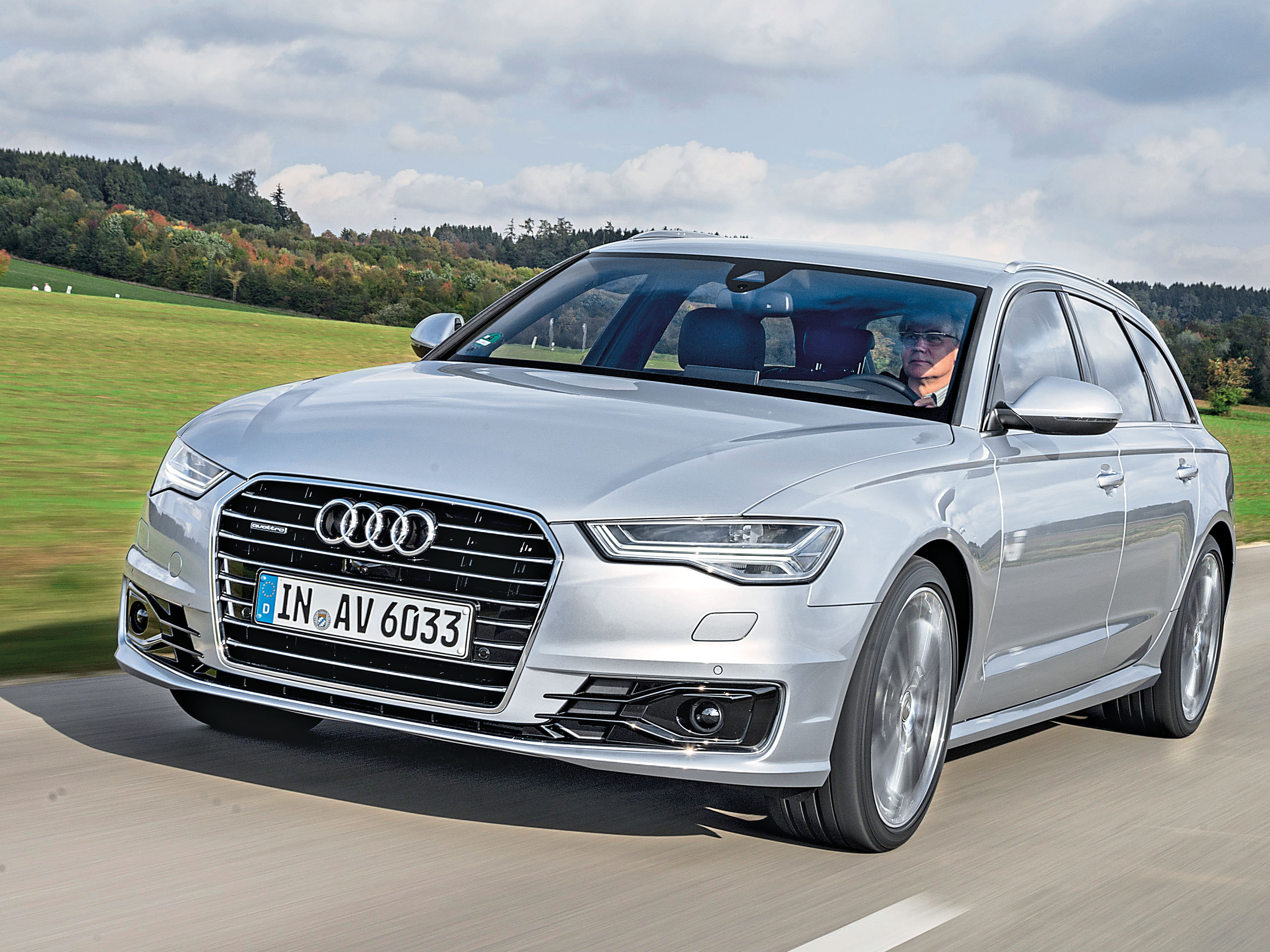 Neues Audi A6 Avant Facelift (2014): Erste Testfahrt