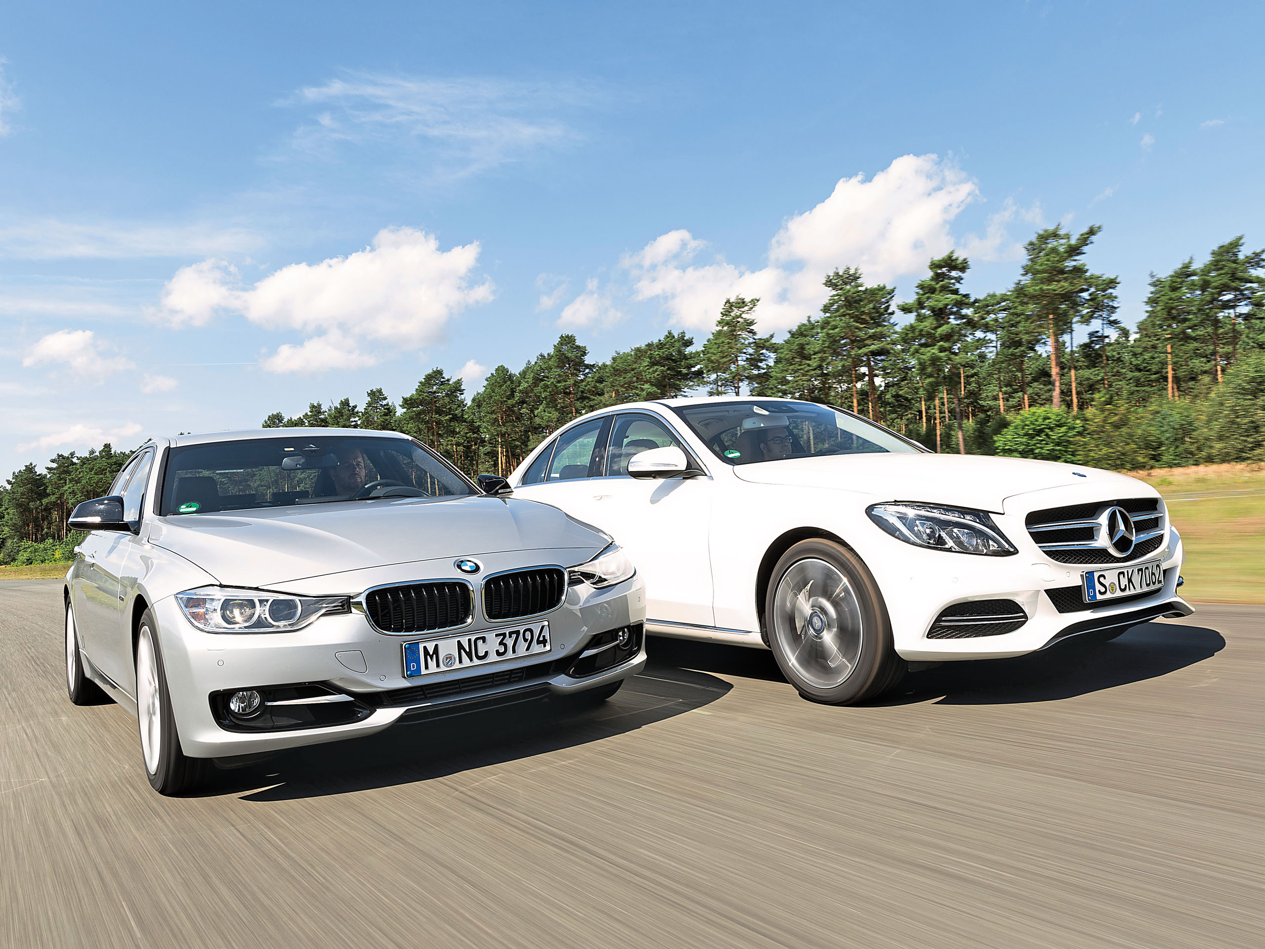 Bmw 325d Vs Mercedes C 250 Bluetec Mittelklasse Im Vergleich