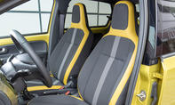 Die vorderen Sitze des VW Up (2016).