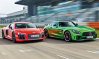 Audi R8 V10 plus/Mercedes-AMG GT R