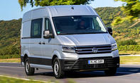 Neuer VW Crafter (2016): Erste Testfahrt