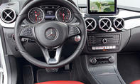 Mercedes B 200 CDI 4Matic 2014 Facelift Test Fahrbericht Innenraum Cockpit