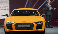 Audi R8 2015 V10 plus Autosalon Genf Supersportler Live-Bilder Informationen Premiere Neuheiten