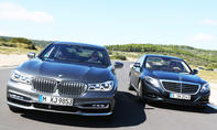 bmw 730d mercedes s 350 d 