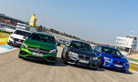 Type R, A 45 AMG, M2 und WRX STI in Hockenheim