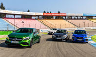 A 45 AMG, Type R, M2 und WRX STI in Hockenheim