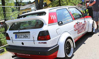 VW Golf 2 mit Breitbau auf dem GTI-Treffen 2016