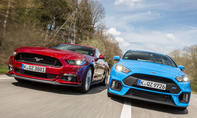 Ford Mustang GT/Ford Focus RS: Vergleich