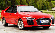 Audi quattro mit R8-Grill