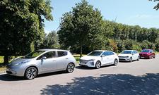 Nissan Leaf/VW e-Golf/Renault Zoe/Hyundai Ioniq Elektro
