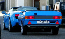 Lamborghini Gallardo mit Anhänger
