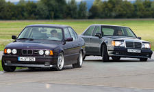 BMW M5 vs Mercedes 500 E