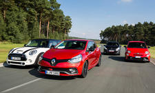 Abarth 595 Competizione /Mini Cooper S/Peugeot 208 GTi/Renault Clio R.S.