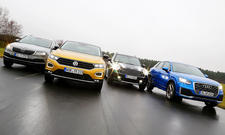 Skoda Karoq, VW T-Roc, Mini Countryman, Audi Q2