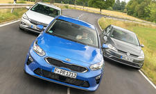 Kia Ceed/Opel Astra/VW Golf: Test