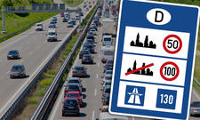 Richtgeschwindigkeit auf deutschen Autobahnen