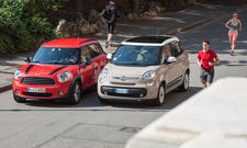 Fiat 500L 0.9 TwinAir und Mini One Countryman - Lifestyle-Features