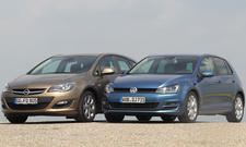 Vergleich Opel Astra VW Golf Kompaktklasse Bilder technische Daten