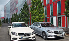 Mercedes C 250 E 250 Vergleich Bilder technische Daten 