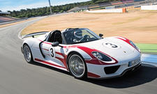 Porsche 918 Spyder e-hybrid Tracktest Supersportwagen Bilder