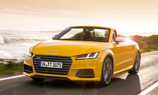 Audi TTS Roadster quattro S tronic Fahrbericht Cabrio Fahraufnahme