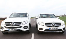 mercedes glc gle suv test vergleich 