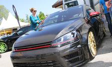 VW Golf 7 in Carbon auf dem GTI-Treffen 2016