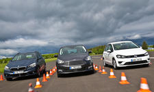 BMW 2er Active Tourer/Ford C-Max/VW Golf Sportsvan: Vergleich