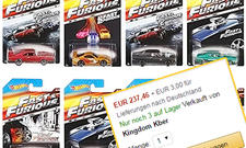 Hot Wheels-Modellautos von "The Fast and the Furious"