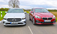 Mercedes B 200 d/BMW 218d Active Tourer