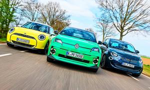 Mini Cooper E/Renault 5/Fiat 500 Elektro