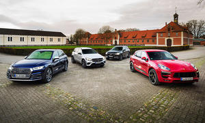 Audi SQ5, Mercedes-AMG GLC, Porsche Macan GTS, Volvo XC 60 T6