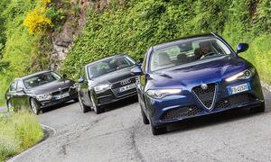 Alfa Romeo Giulia/Audi A4/BMW 3er: Vergleich