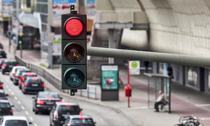 Rote Ampel (Symbolbild)