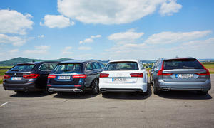Audi A6 Avant/BMW 530 Touring/Mercedes E 350 T-Modell/Volvo V90 D5