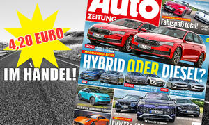 AUTO ZEITUNG 15/2025: Symbolbild zeigt das neue Cover und den Preis der Ausgabe.