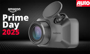 Die Garmin Dash Cam Mini 3 in einer Bildcollage. 