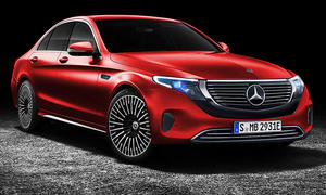 Illustration: Mercedes C-Klasse EQC-Gesicht