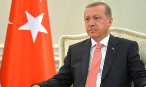 Türkischer Staatspräsident Recep Tayyip Erdogan 