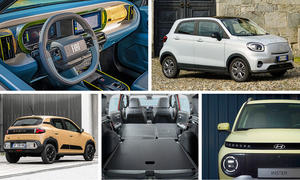 Die günstigsten E-Autos verschiedener Hersteller als Collage