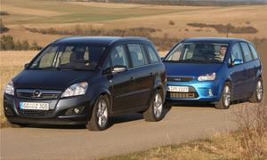 Vergleichstest Kompakt-Vans: Ford C-MAX 2.0 TDCi und Opel Zafira 1.7 CDTI