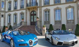 Exklusive Supersportwagen: Bugatti Grand Sport und Lamborghini Reventón Roadster