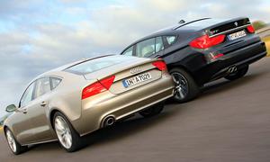 Audi A7 Sportback 3.0 TDI quattro und BMW 530d GT im Vergleichstest der Oberklasse