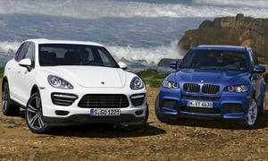 Porsche Cayenne Turbo und BMW X5 M im Vergleichstest der AUTO ZEITUNG
