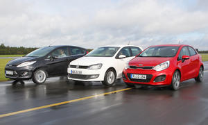 Ford Fiesta, Kia Rio und VW Polo im Kleinwagen-Vergleich der AUTO ZEITUNG