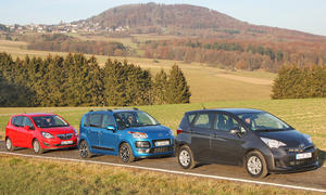 Citroën C3 Picasso HDi 90, Opel Meriva 1.3 CDTI ecoFLEX und Toyota Verso-S 1.4 D-4D im Vergleichstest der AUTO ZEITUNG