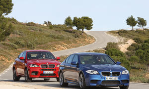 Sportlimousine und Power-SUV der BMW M-Modelle im Test