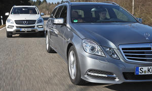 Kombi oder SUV: Mercedes E 250 gegen Mercedes ML im Test