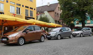 Mini-Vans: Ford B-MAX gegen Opel Meriva und Citroën C3 Picasso